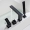 Kibi Cube Deck Mounted Bathtub Faucet with Hand Shower, Matte Black KTF3102MB - alternate 5